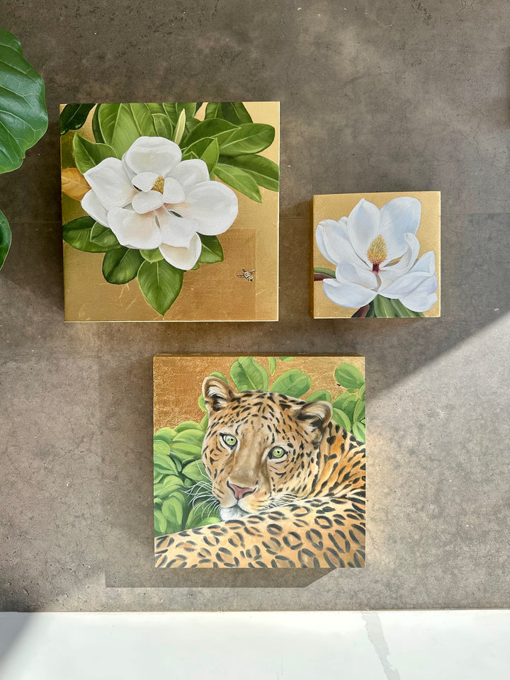 A Quiet Watch, 12x12" OIL ON PANEL