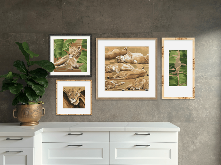 Song for Zula, a square print