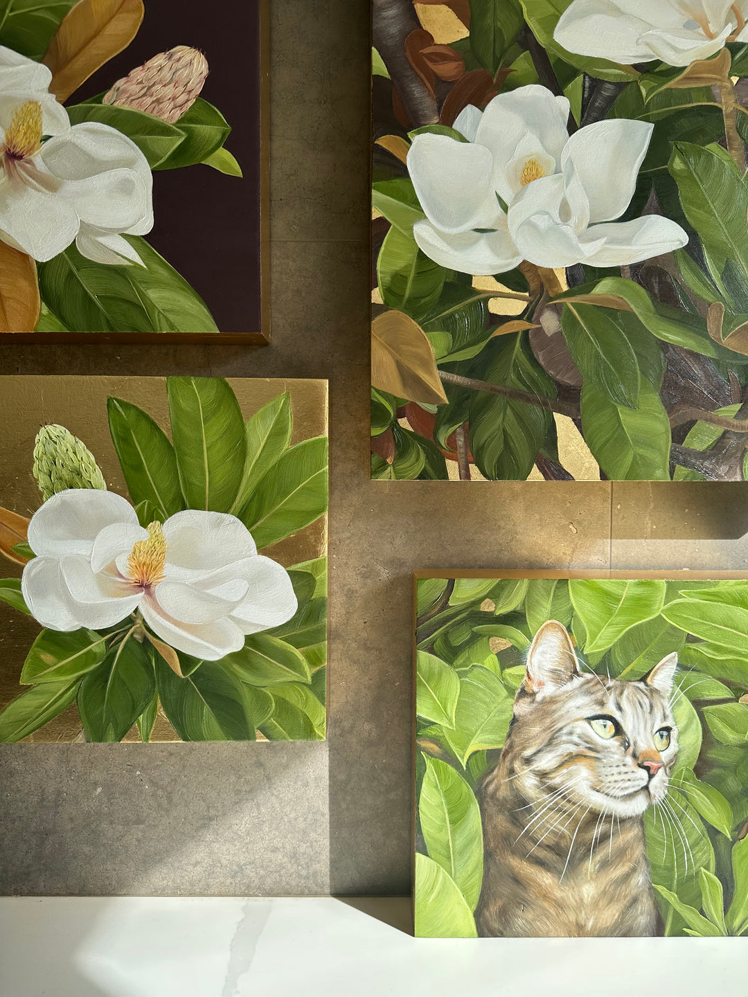 An Invocation, 12x12" OIL ON PANEL