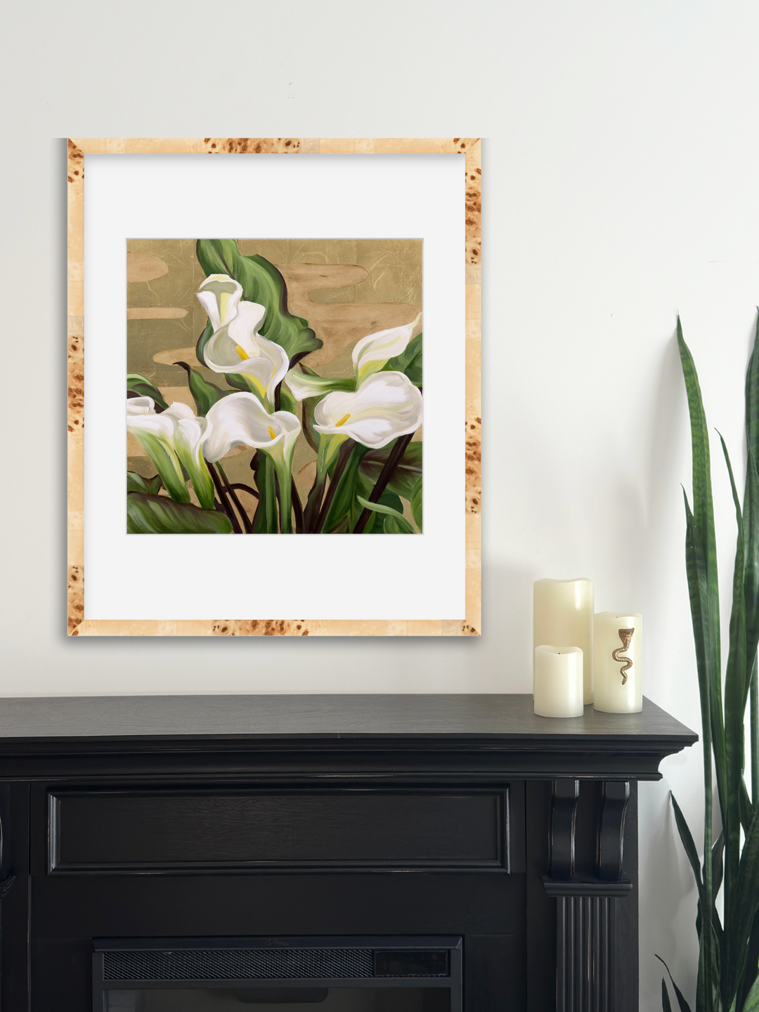 Venus in Blanc, a square print