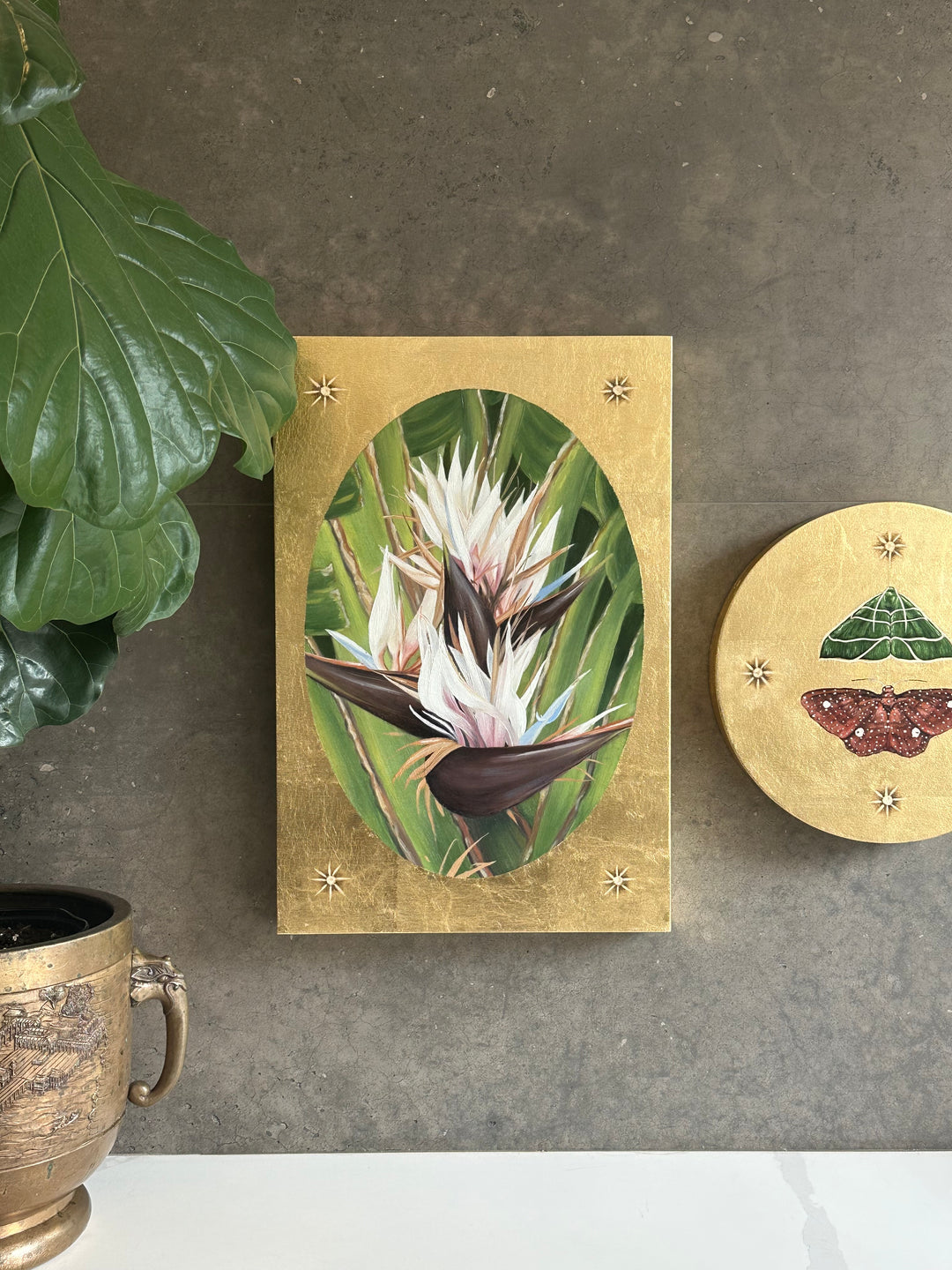 Paradise D'Or, 14x21" oil on panel