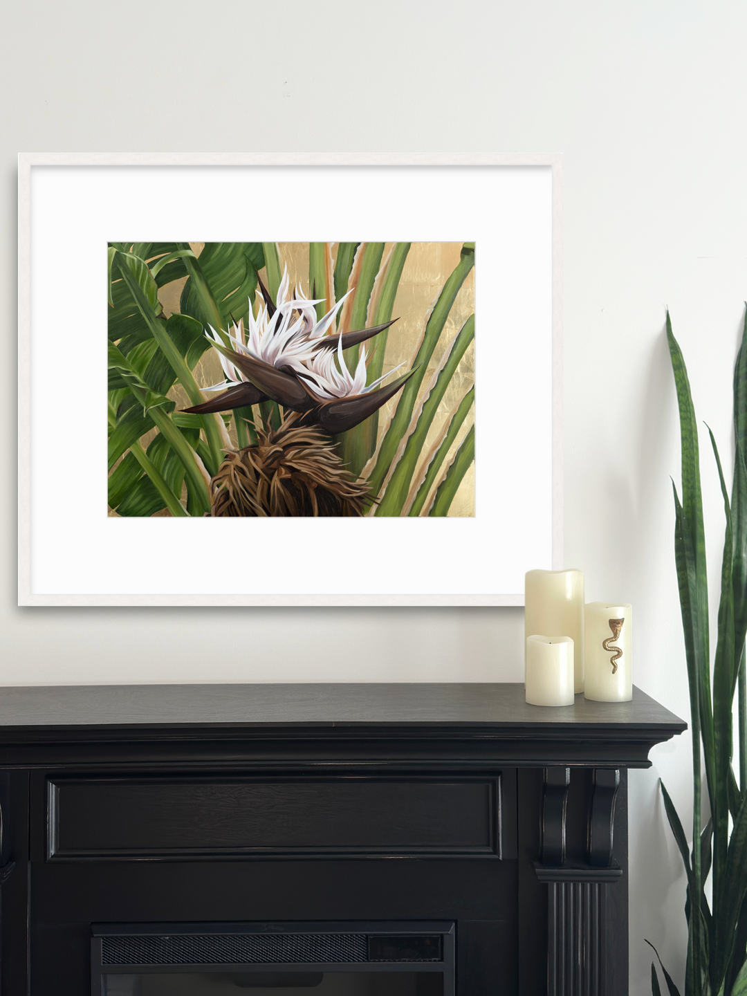 Paradise in Noir, a horizontal print