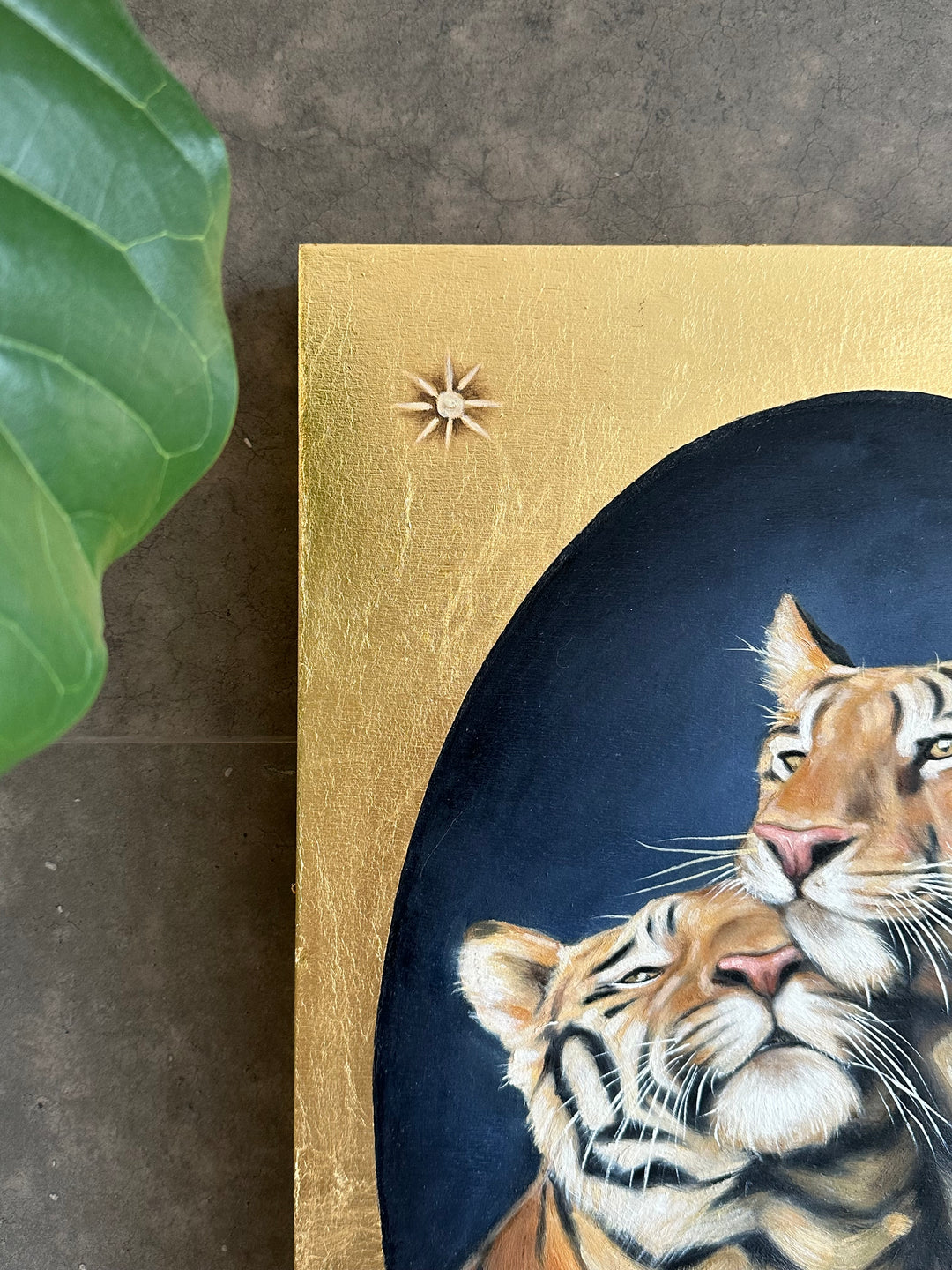 The Lovers, 14x21" oil on panel