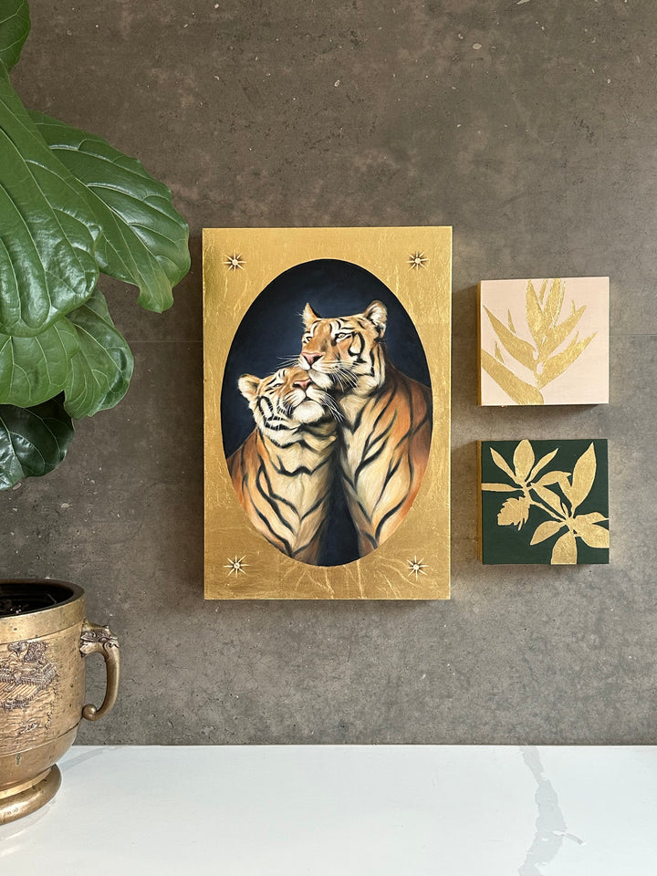 The Lovers, 14x21" oil on panel