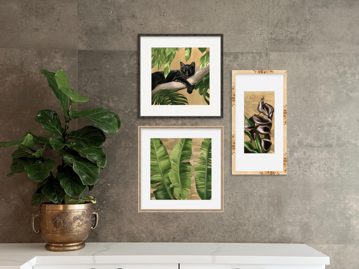 Sweet Reverie, a square print