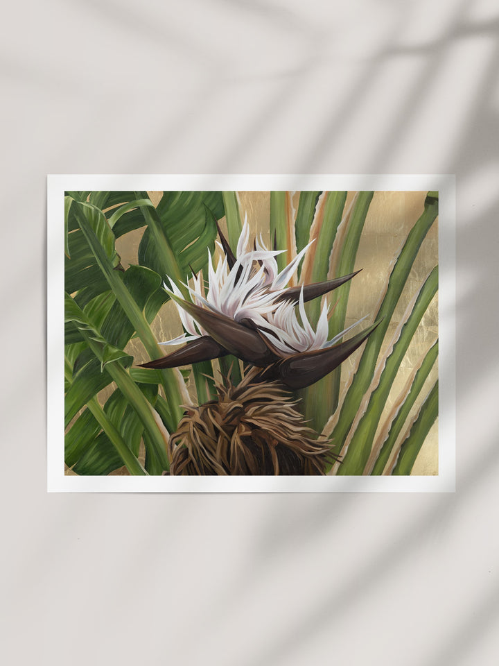 Paradise in Noir, a horizontal print