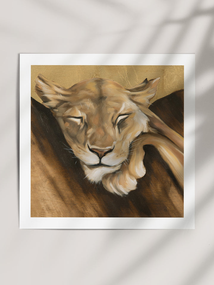 Song for Zula, a square print