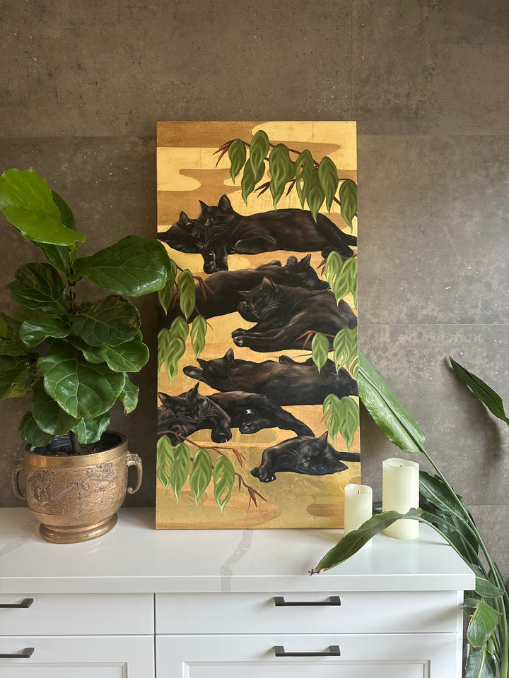 Magic Hour, 24x48" oil on panel