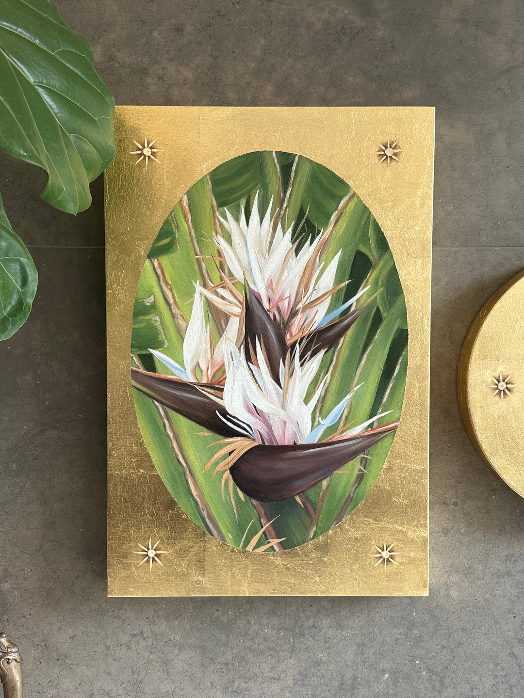 Paradise D'Or, 14x21" oil on panel