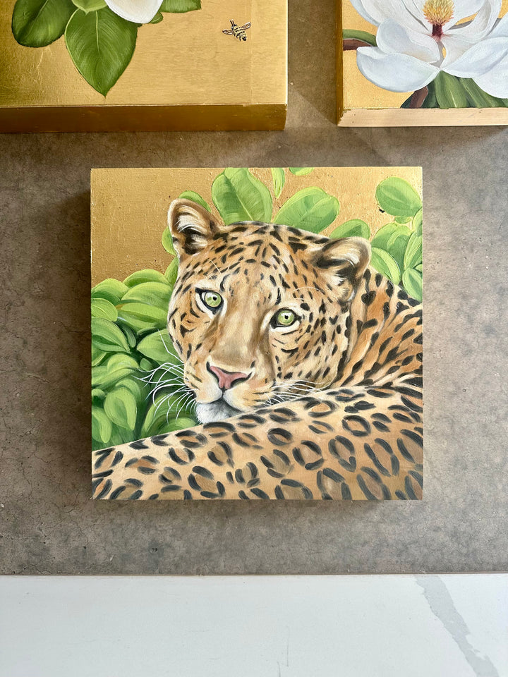 A Quiet Watch, 12x12" OIL ON PANEL