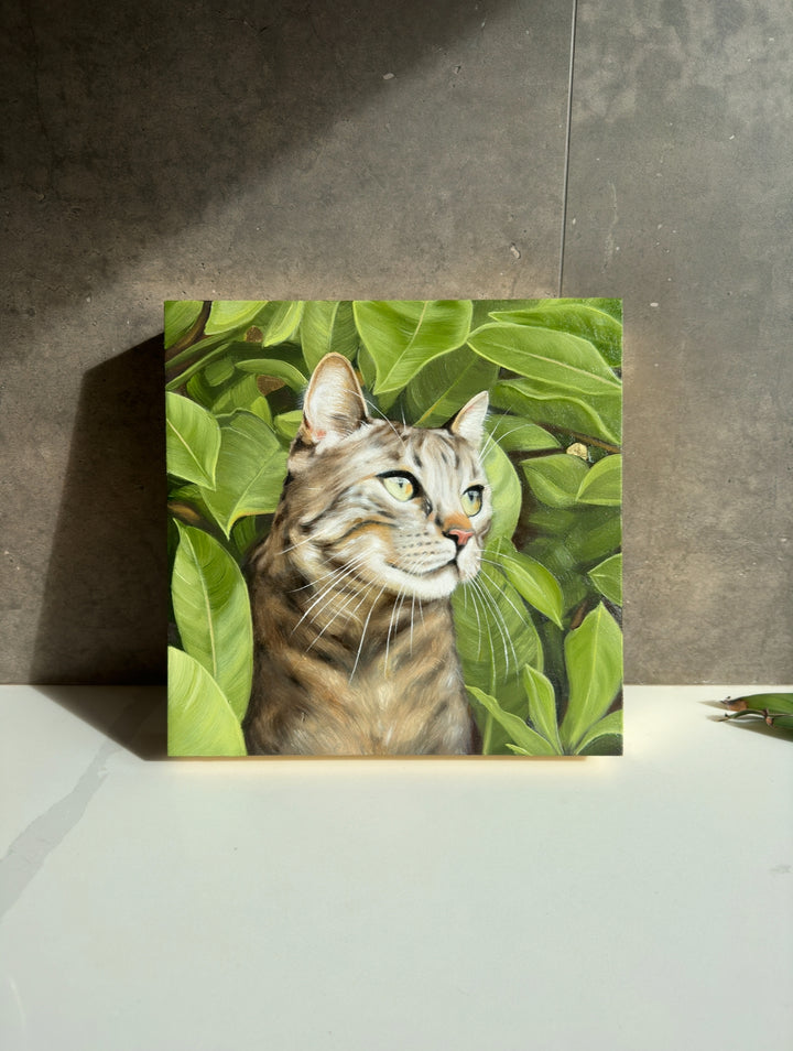 The Tiny Gift of Everything, 12x12" OIL ON PANEL