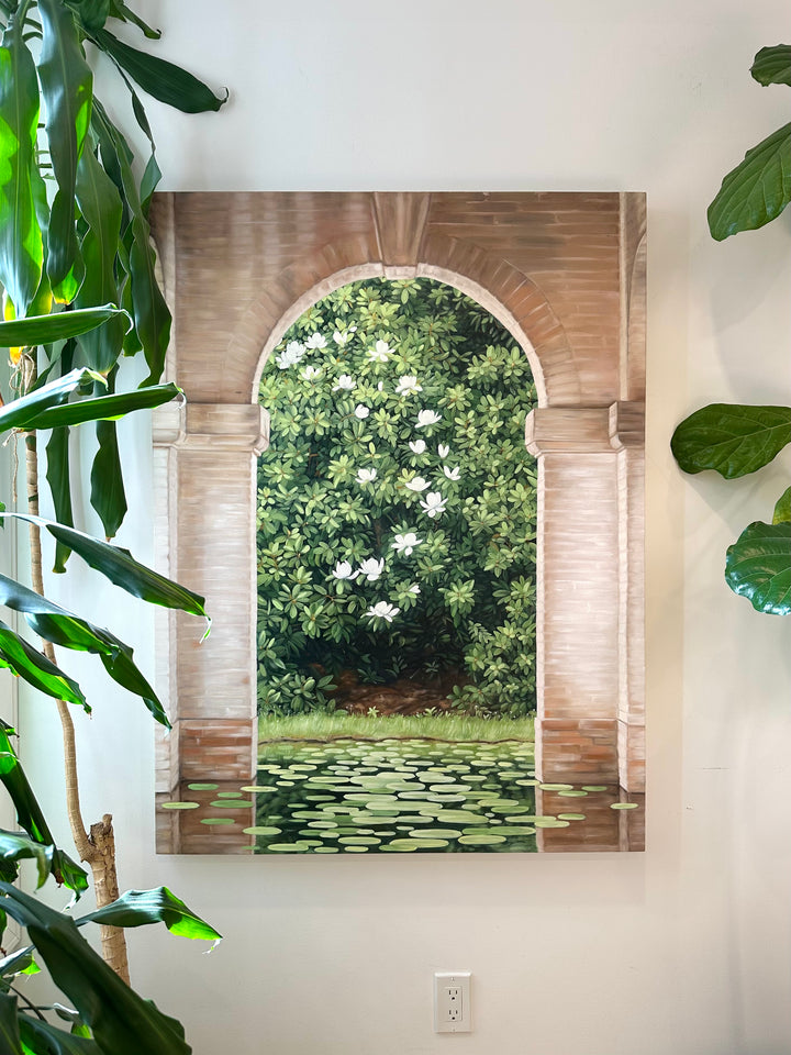 For Those Who Walk Between, 36x48" oil on panel