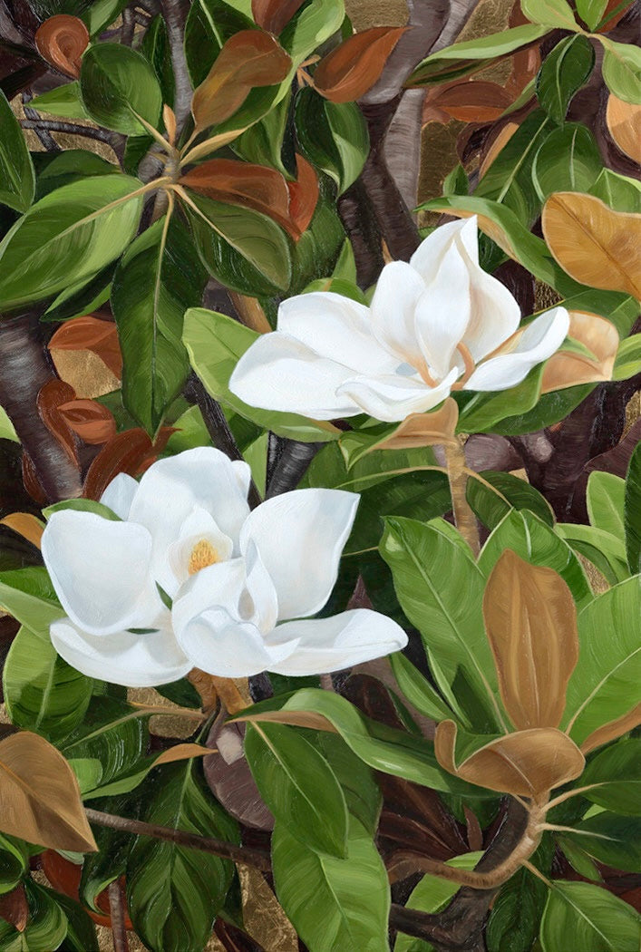 The Unfolding of Spring, 16x24" OIL ON PANEL