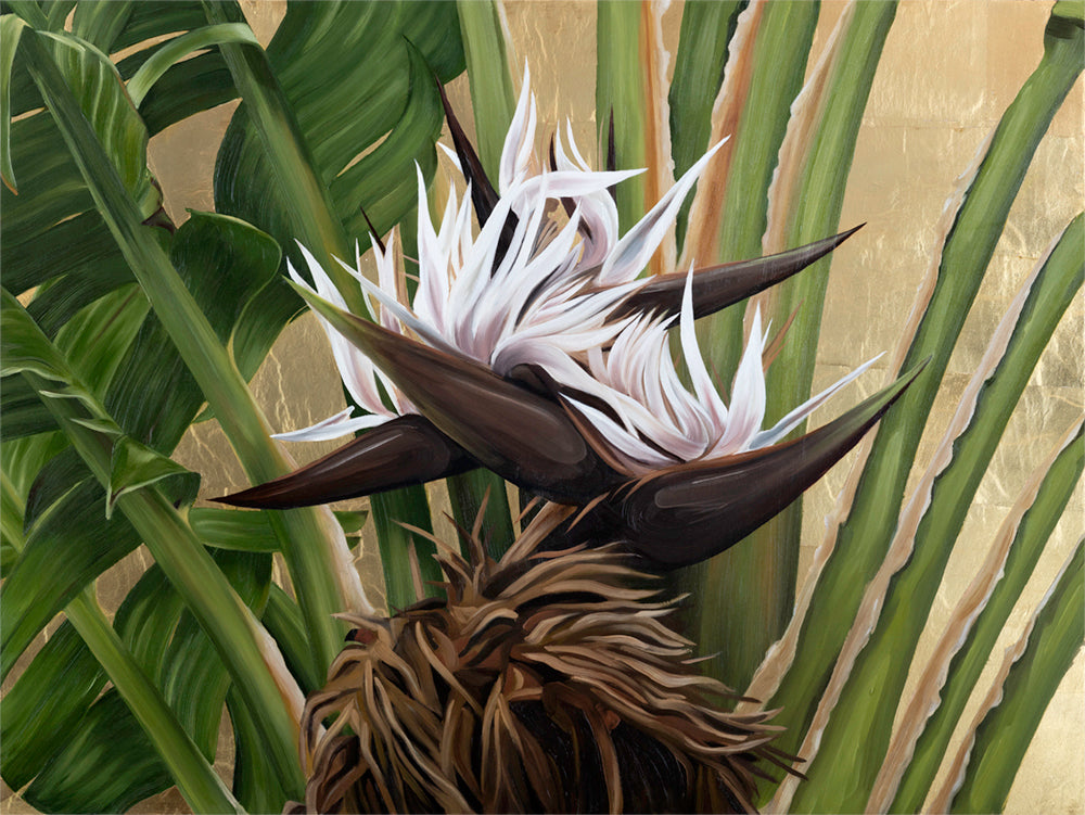 Paradise in Noir, 48x36" oil on panel