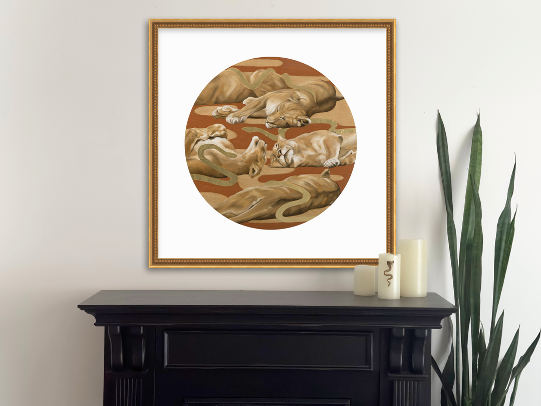 Dreaming in Colour, a square print