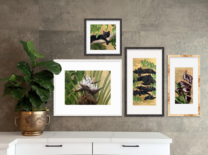 Venus in Noir, a vertical print