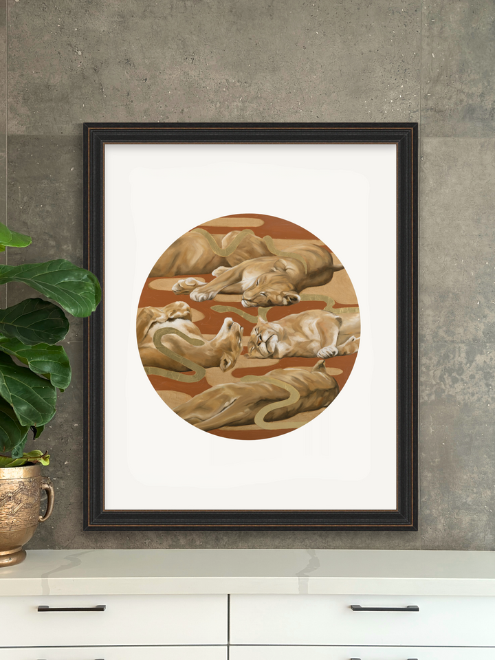 Dreaming in Colour, a square print