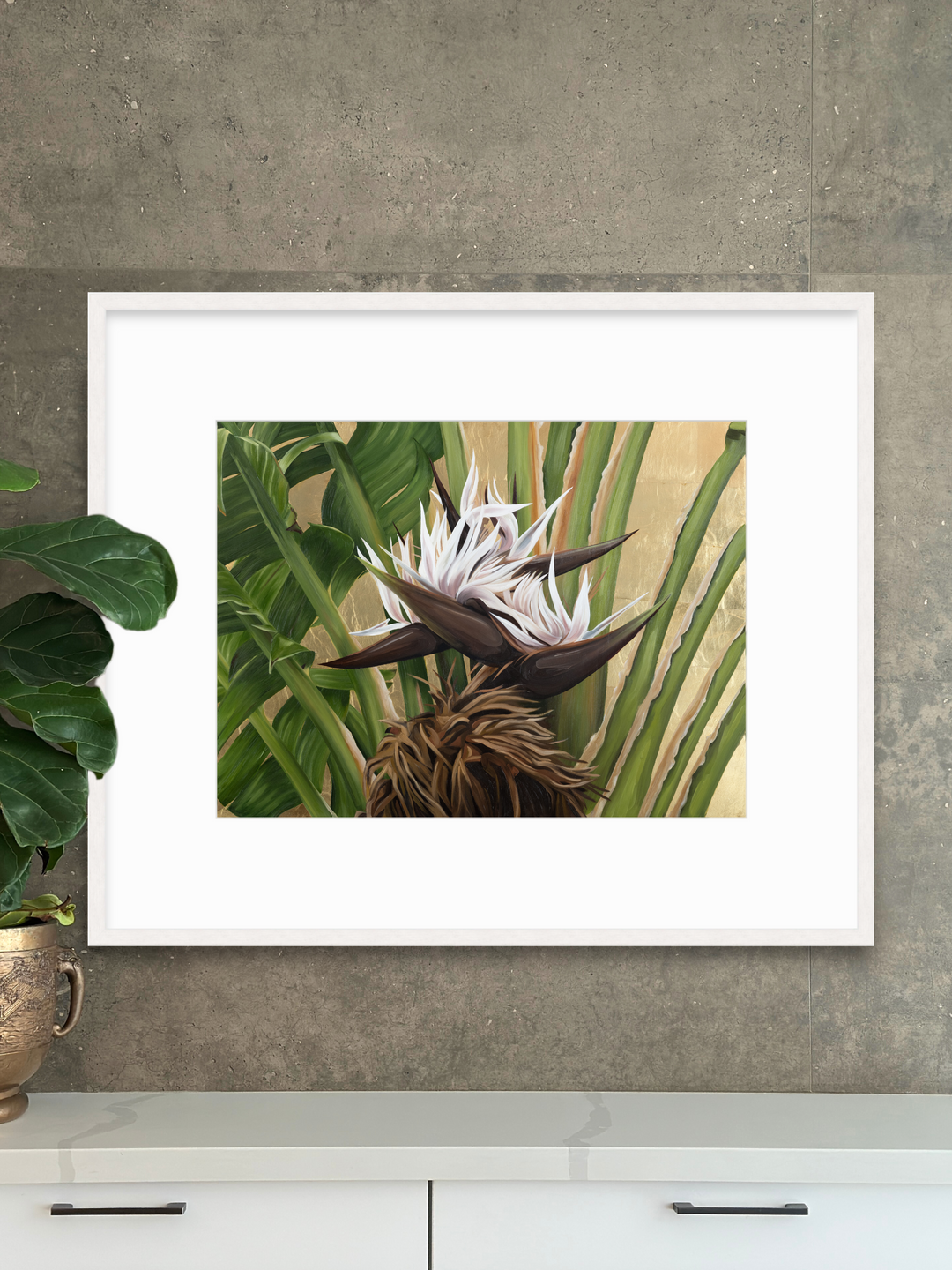 Paradise in Noir, a horizontal print