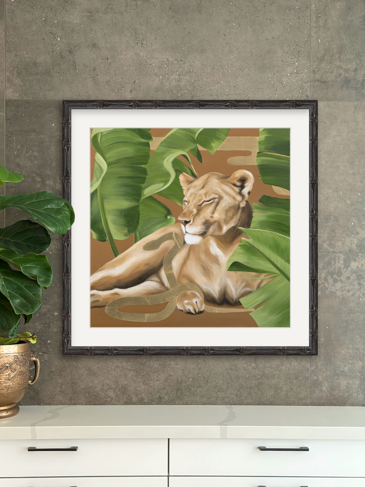 Golden Slumbers, a square print