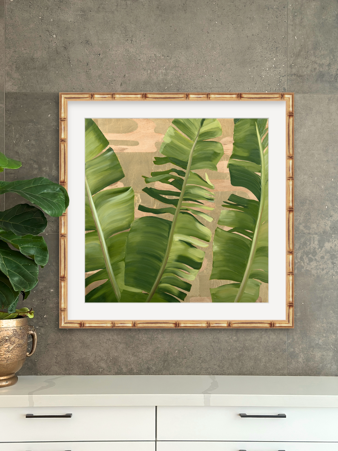 Botanica II, a square print