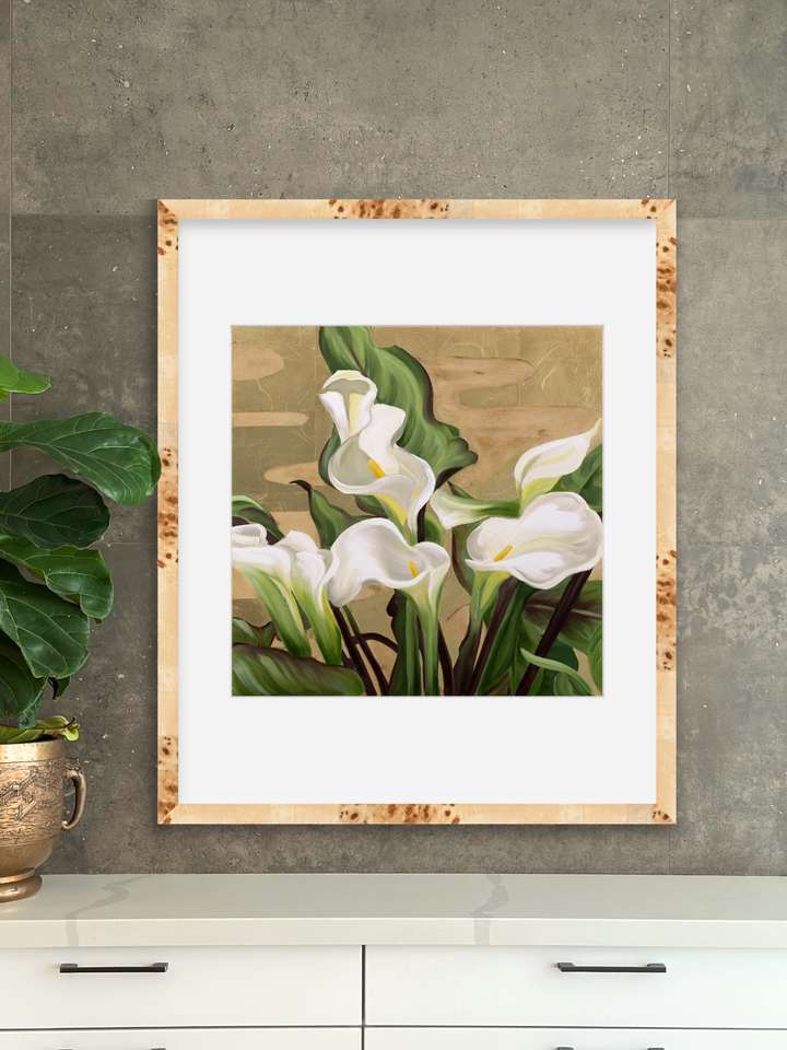 Venus in Blanc, a square print