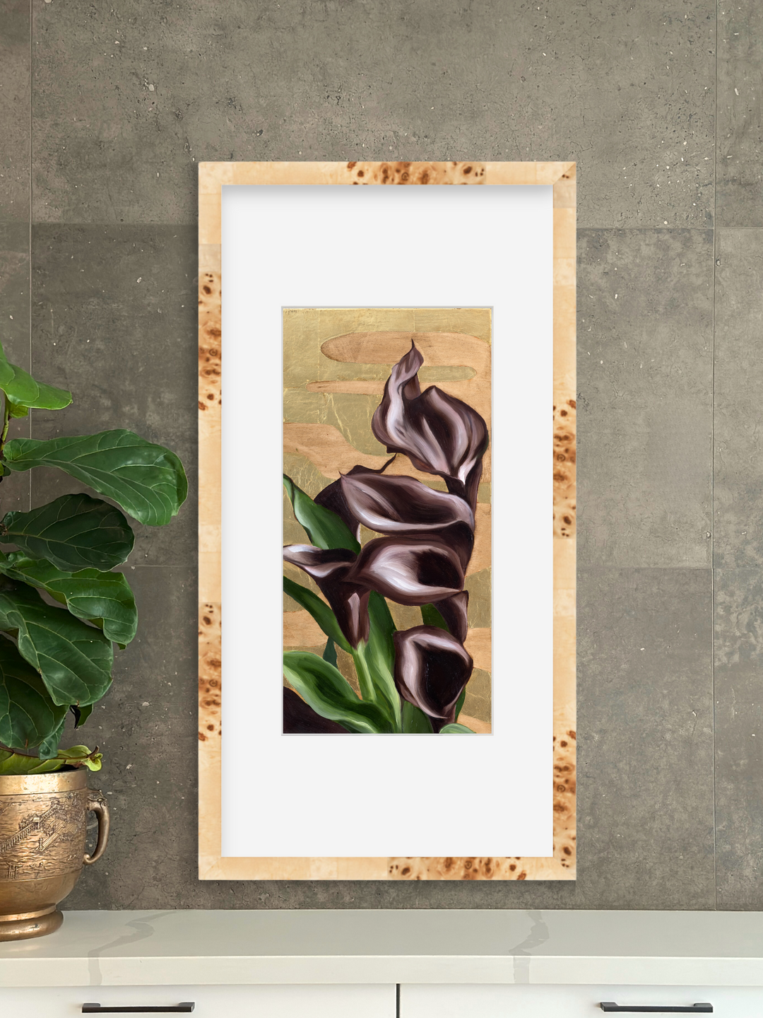 Venus in Noir, a vertical print