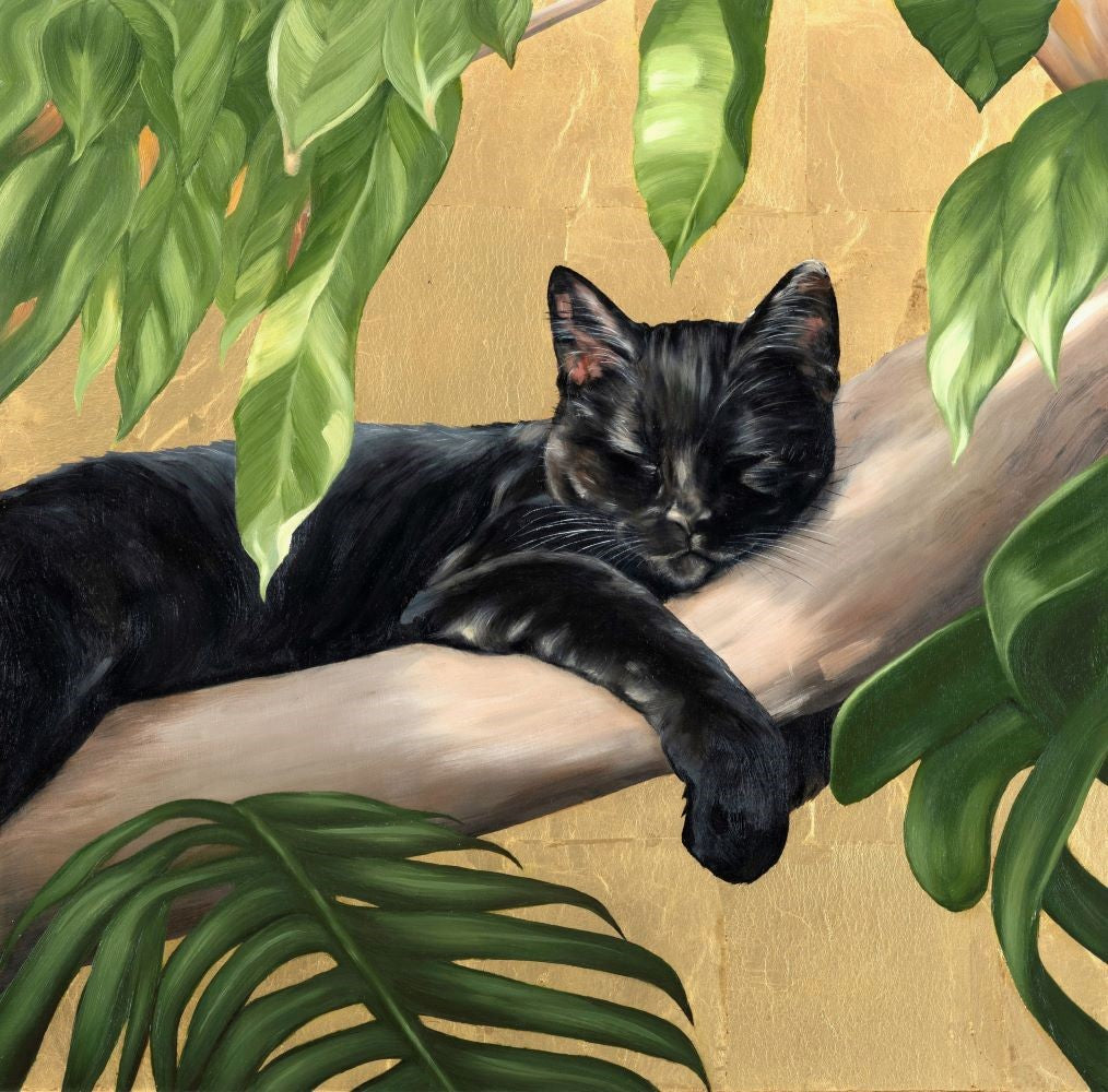 Sweet Reverie, 24x24" oil on panel