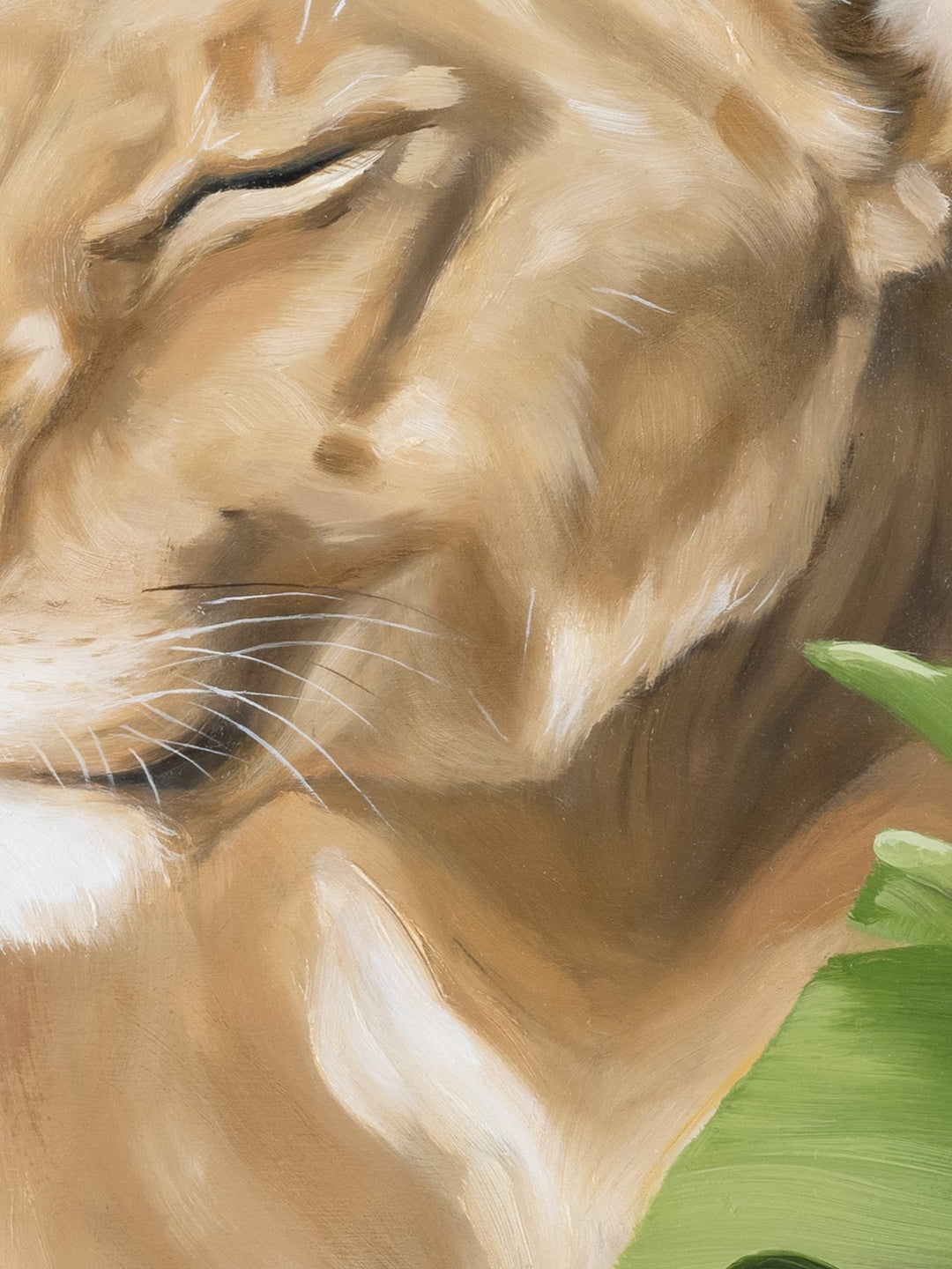 Golden Slumbers, 24x24" oil on panel