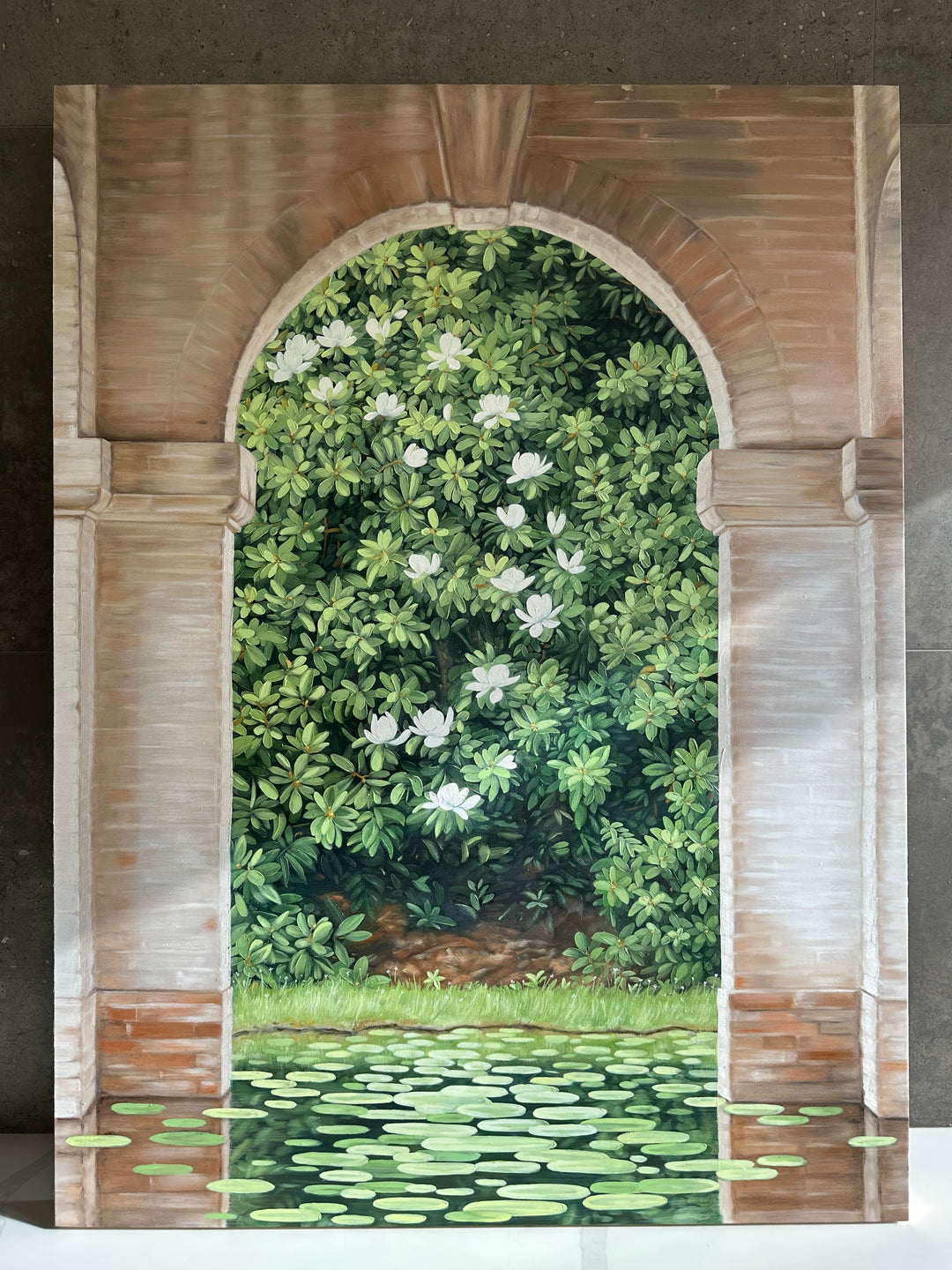 For Those Who Walk Between, 36x48" oil on panel