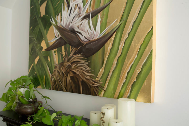 Paradise in Noir, 48x36" oil on panel