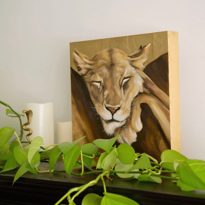 Song for Zula, 12x12" oil on panel