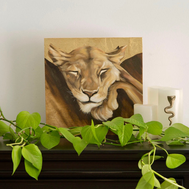 Song for Zula, 12x12" oil on panel