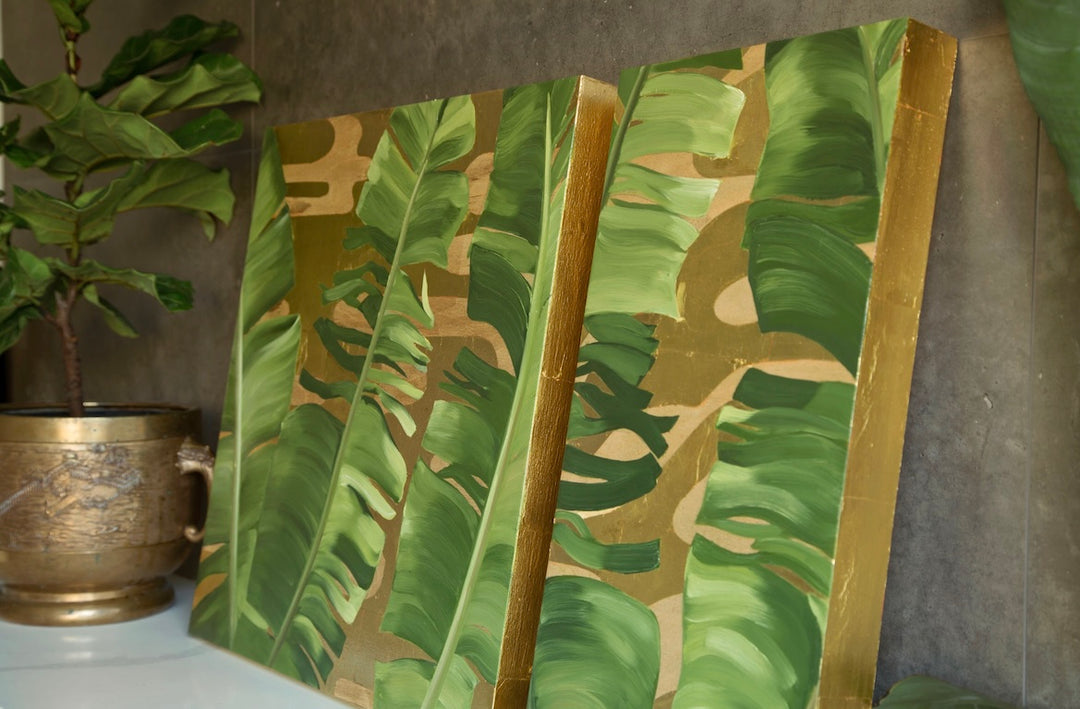 Botanica III, 12x24" oil on panel