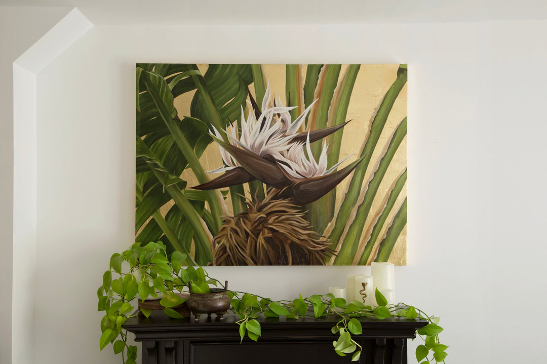 Paradise in Noir, 48x36" oil on panel