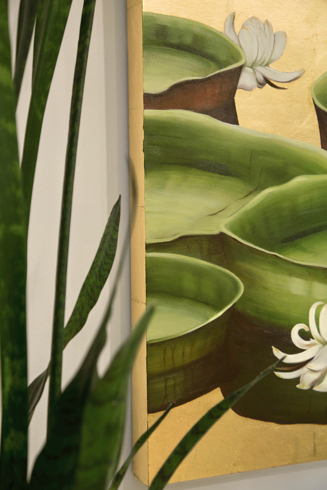 Water Nymphs, 24x48" oil on panel