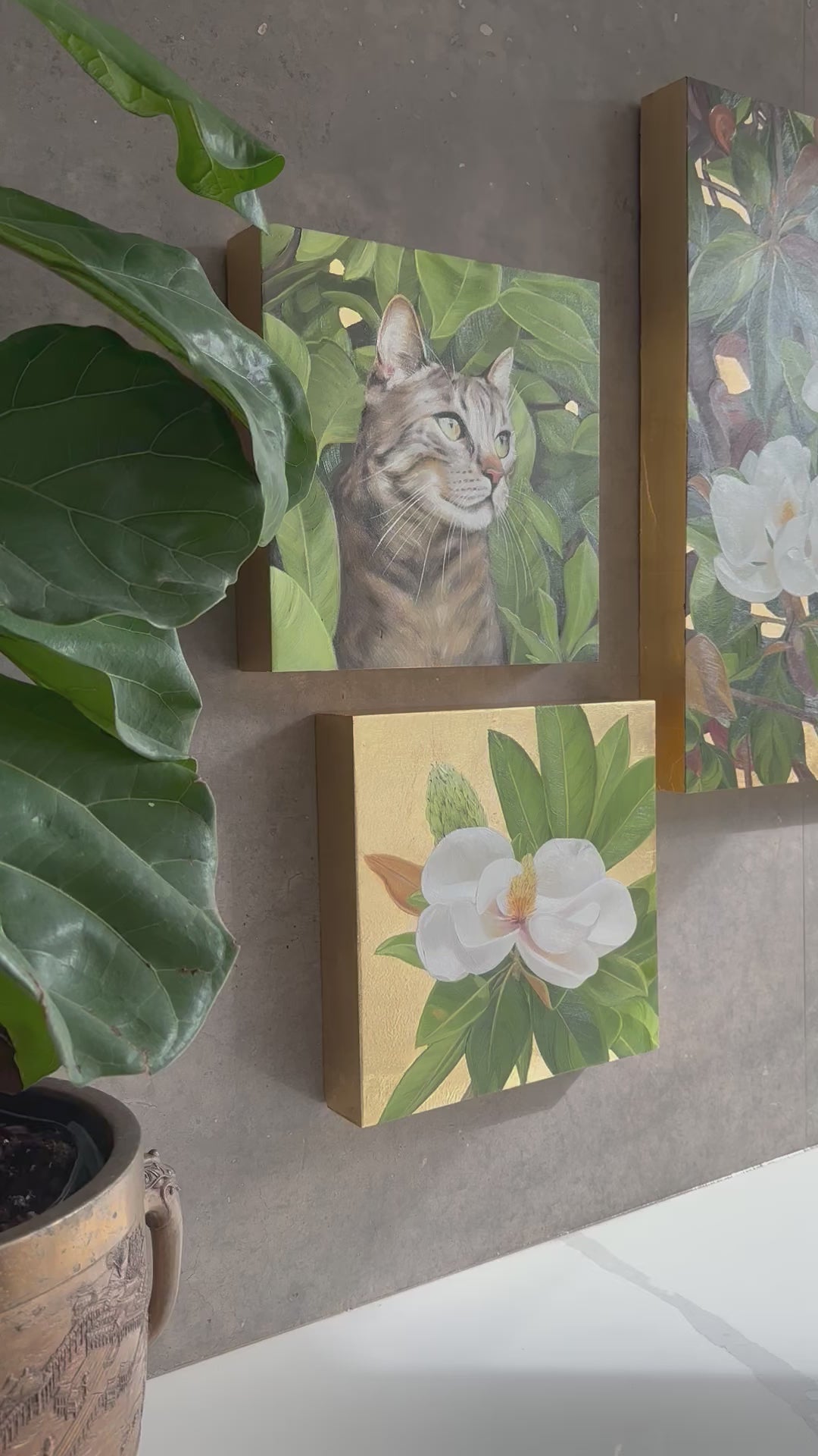 The Tiny Gift of Everything, 12x12" OIL ON PANEL