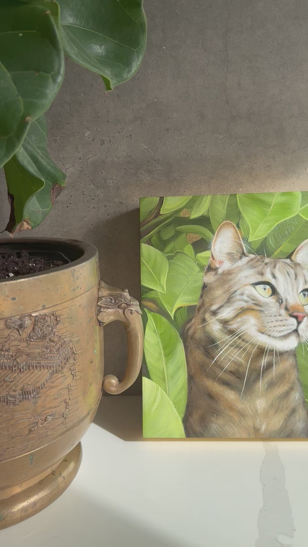 The Tiny Gift of Everything, 12x12" OIL ON PANEL