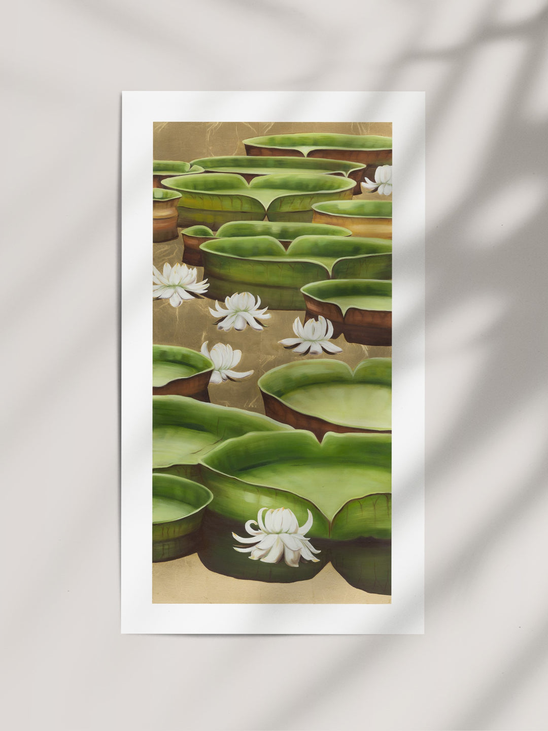 Water Nymphs, a vertical print